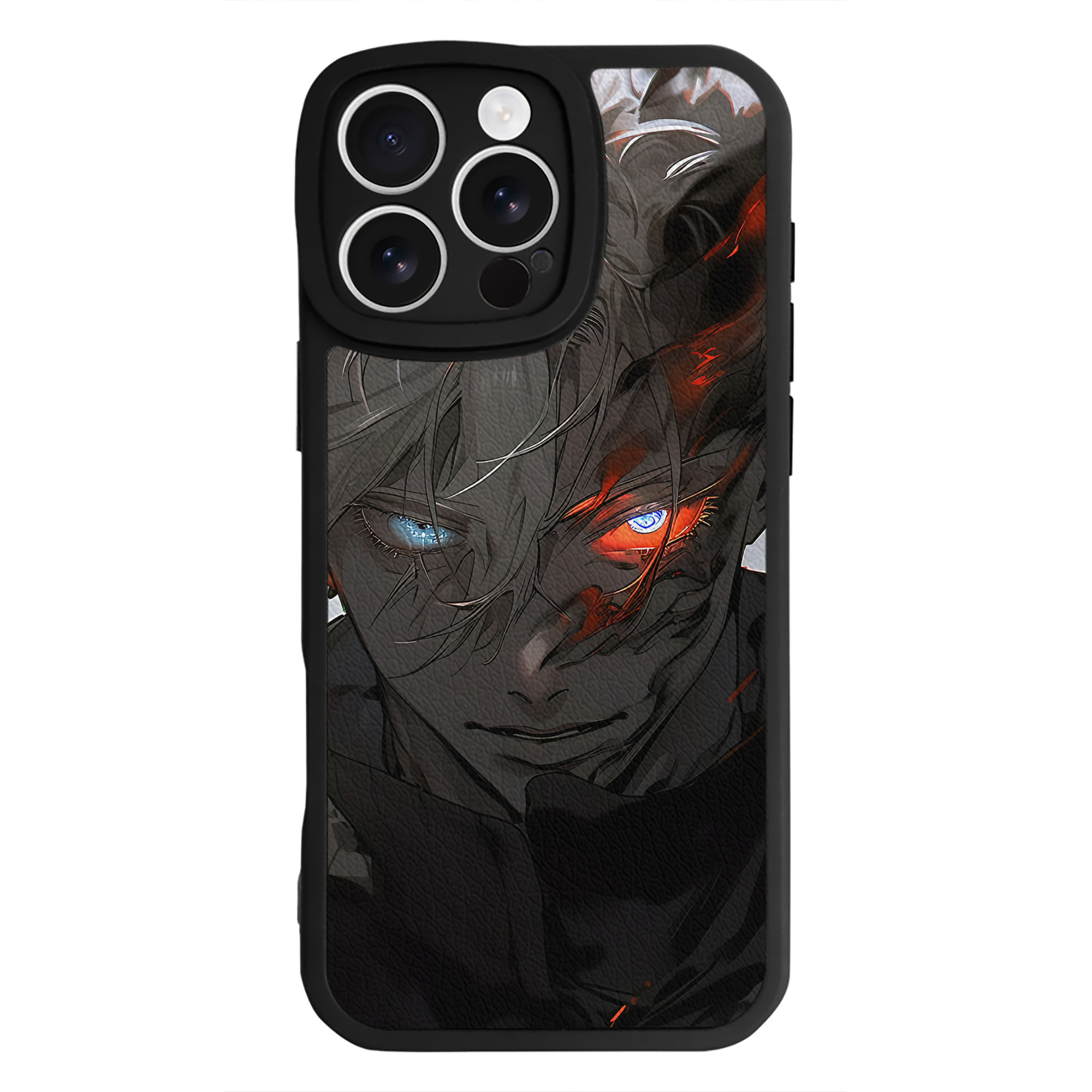 （画像用） 呪術廻戦 Jujutsu Kaisen 【iPhone 16シリーズ対応】シリコンスマホケース（レザー調） 材質：シリコン